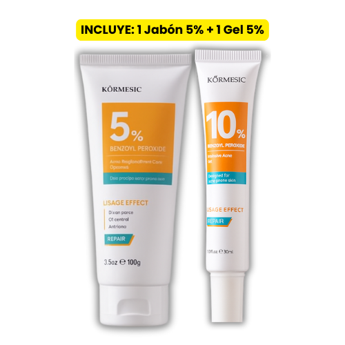 Dúo Peróxido Jabón 5% + Gel 10%